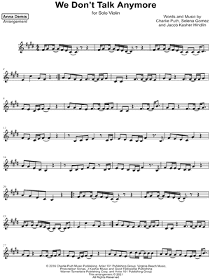 We Don't Talk Anymore