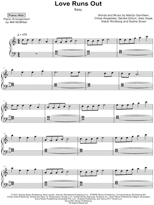 Love Runs Out [easy]