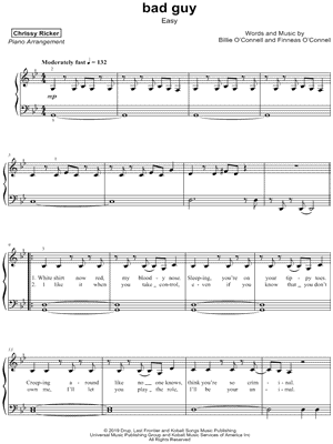 bad guy [easy]
