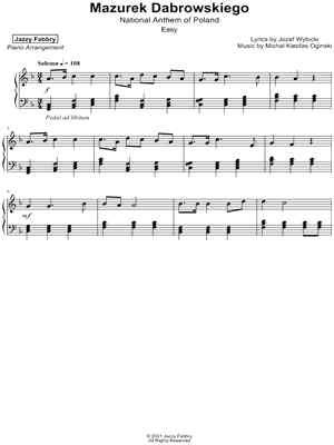 Mazurek Dabrowskiego [easy]