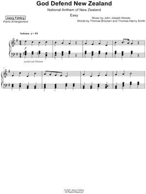 God Defend New Zealand [easy]