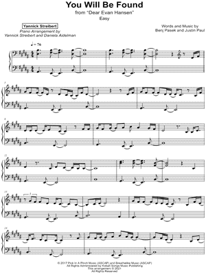 You Will Be Found [easy]