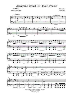 Assassin's Creed III Main Theme