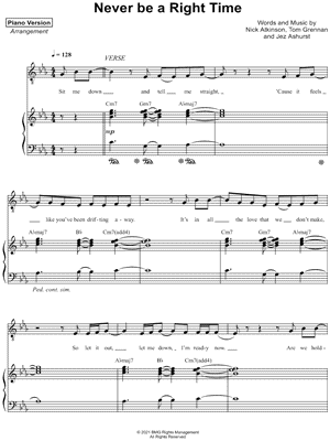 Never be a Right Time