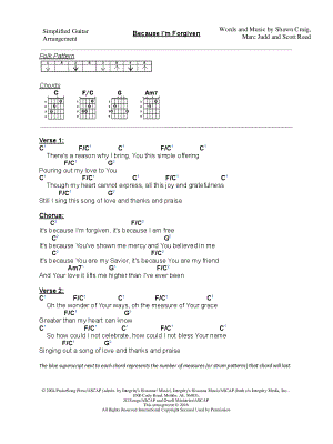 Because I'm Forgiven