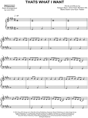 THATS WHAT I WANT