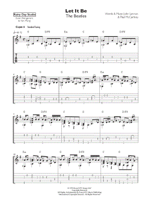 Let It Be by Rainy Day Studio - Sheet Music