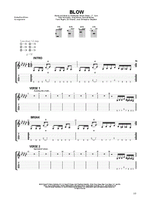 BLOW by GuitarZero2Hero - Sheet Music