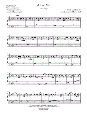 All of Me [slow easy]