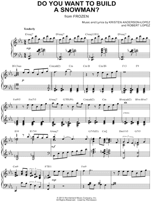 Do You Want to Build a Snowman?