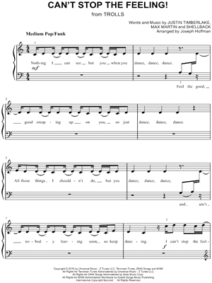 Can't Stop the Feeling!