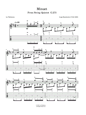 String Quintet in E Major, Op. 11, No. 5: III. Minuet