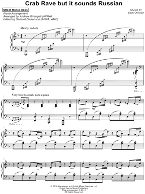 Crab Rave but it sounds Russian