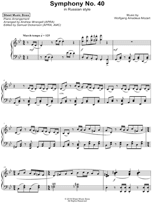 Symphony No. 40 in G Minor: I. Molto allegro