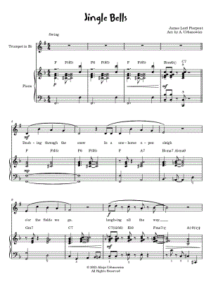 Jingle Bells - Trumpet & Piano