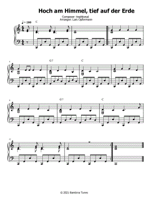 Hoch am Himmel, tief auf der Erde