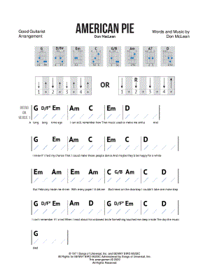 American Pie [easy / intermediate]