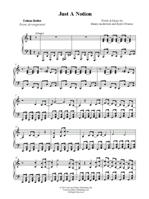 Just a Notion by Tobias Beiler - Sheet Music