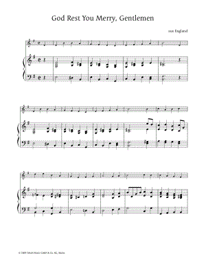 God Rest Ye Merry, Gentlemen - Recorder & Piano