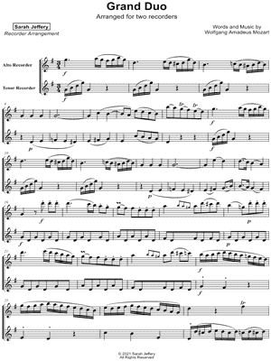 Grand Duo - Alto & Tenor Recorder