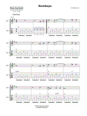 Kum Ba Yah - Guitar Duet