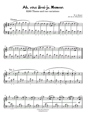 Variations on "Ah, vous dirai-je maman", K. 265