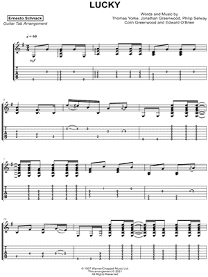 Lucky by Ernesto Schnack - Sheet Music