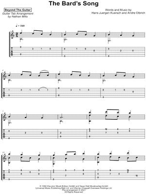 The Bard's Song (In The Forest)