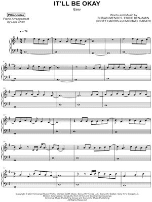 It'll Be Okay [easy] by PHianonize - Sheet Music