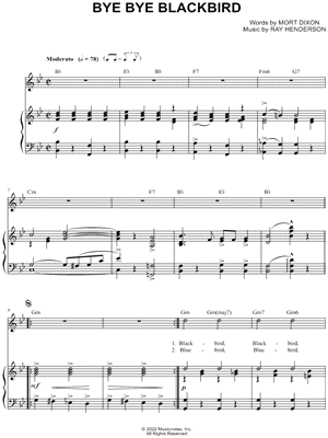 Bye Bye Blackbird