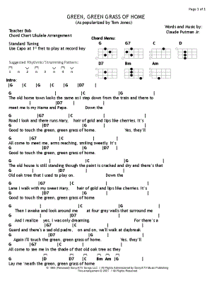 Green Green Grass of Home