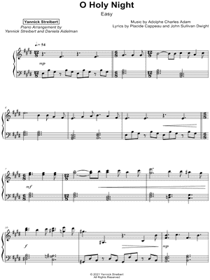 O Holy Night [easy] by Piano Tutorials for Beginners - Sheet Music