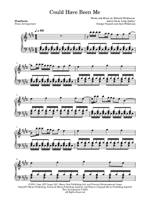 Could Have Been Me by Pianthesia - Sheet Music