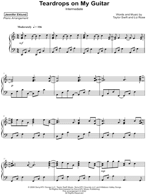 Teardrops on My Guitar [intermediate]