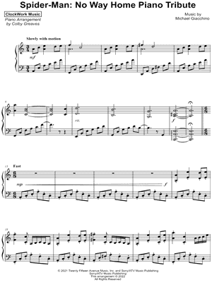 Spider-Man: No Way Home Piano Tribute