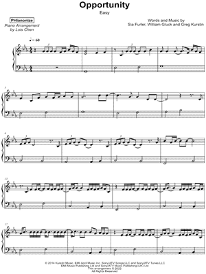 Opportunity [easy] by PHianonize - Sheet Music