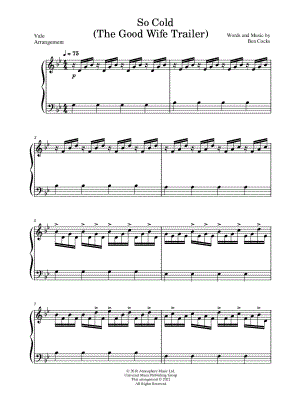 So Cold (The Good Wife Trailer)