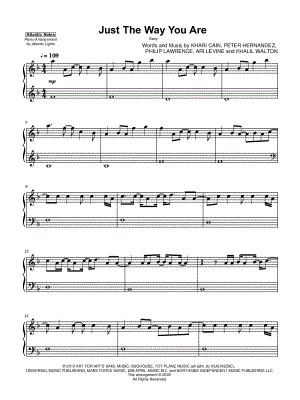 Just the Way You Are [easy]