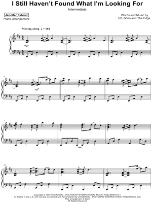 I Still Haven't Found What I'm Looking For [intermediate]