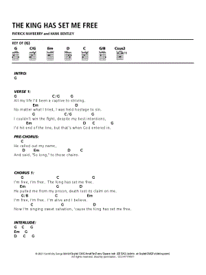 The King Has Set Me Free