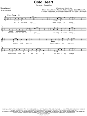Cold Heart [excerpt - easy]