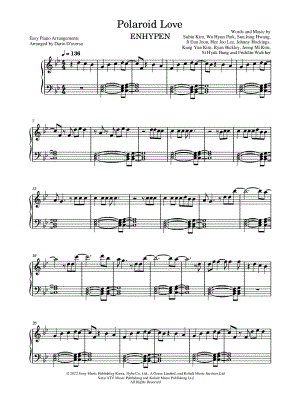 Polaroid Love [easy] by Dario D'aversa - Sheet Music
