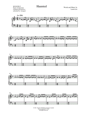 Haunted by MUSICHELP - Sheet Music