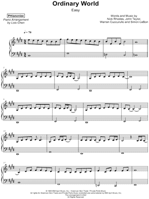 Ordinary World [easy]