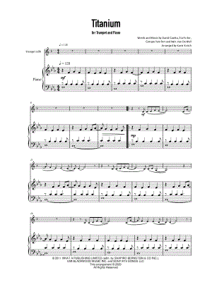 Titanium - Trumpet & Piano