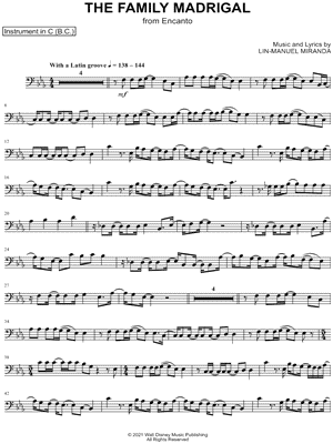 The Family Madrigal - Bass Clef Instrument