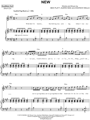 New by Ben Platt - Sheet Music