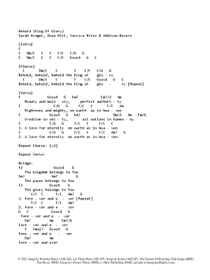 Behold (King of Glory)