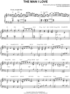The Man I Love by Brent Edstrom - Sheet Music