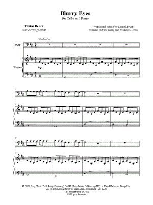 Blurry Eyes - Cello & Piano